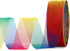 MOLSHINE 50yd x 1 inch Rainbow Organza Ribbon,Shimmer Sheer Iridescent Colors Ribbons,Chiffon Fabric- (Deep Rainbow) (1" (25mm))...