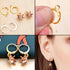 Earrings with Jump Hook, 100 Pieces Round Leverback Earring Hooks Earwires Replacement French Style,Golden and Silver...