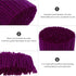 Artibetter Woolen Yarn 10 Packs Latch Hook Yarn Pre-Cut Rug Yarn Replace Sewing Yarn Threads for Pillowcases Blankets Knitting (Purple) Pre-Cut Ya...