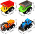 12-Piece Mini Truck Toy Kit - Pull Back Construction Vehicles for Kids, Great Party Favors, Birthday Gifts, Classroom Rewards, and Stocking Stuffe...