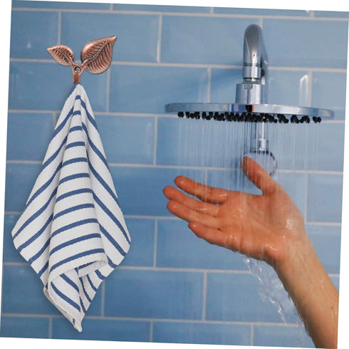 Leaf Wall Hooks 4 Sets Leaf Hook Black Coat Hooks Decorative Hooks Wall Hat Hook Office Wall Hanging Screw Iron Coat Hook Leaves...