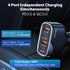 SUNDAREE Super Fast Car Charger, 60W USB Car Charger Multiport, USB C Cigarette Charger Compatible with iPhone 15 Pro Max Plus/14/13/12/11/X iPad ...