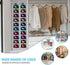VAESIDA Hat Rack - 10 Shelf Upgraded Version Hat Organizer for Closet with Dust Shield & Side Mesh Storage Pockets - Hat Holder & Hat Racks for Ba...