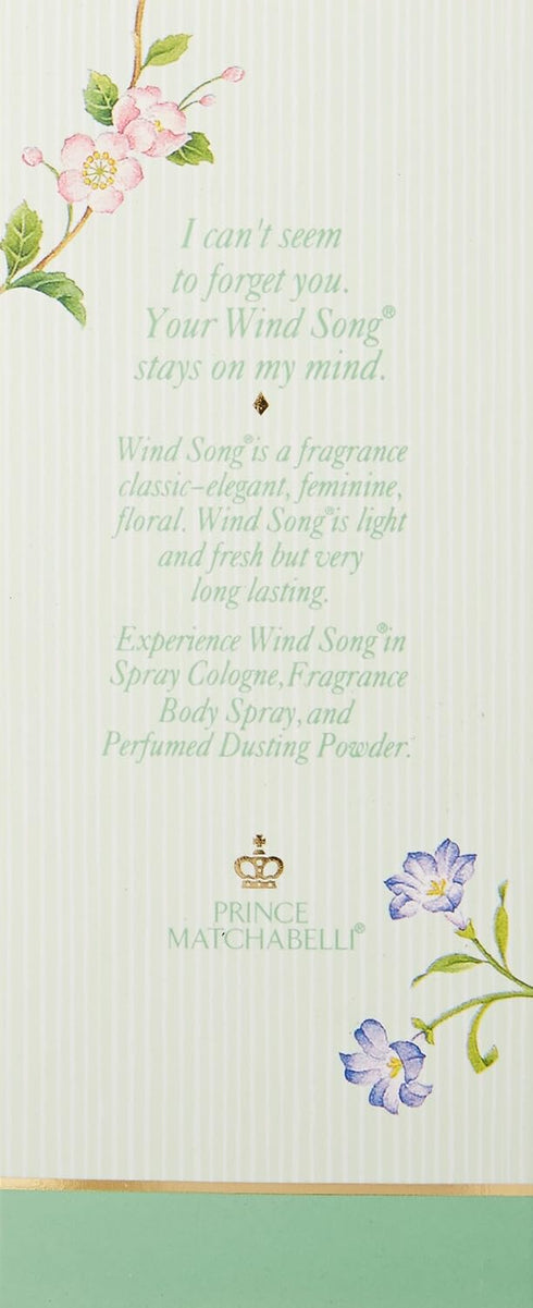 Prince Matchabelli Wind Song For Women. Cologne Spray Natural 2.6 Ounces...