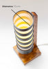Desk Lamp for Bedside Table with 1 Watt Yellow LED Bulb, Decorative Handmade Nigthstand Lamp for Bedroom, Living Room, Kids Room or College Dorm. ...