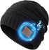 Bluetooth Beanie Hat for Men Women Warm Soft Bluetooth Beanie with Built-in Mic Stereo Speaker Headphones (Black)......