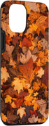 iPhone 12/12 Pro Autumn Season Happy Fall Leaves Thanksgiving Cell Phone Case...