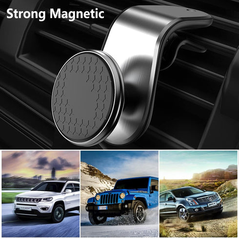 Phone Holder for Car Vent,Strong Magnet Cell Phone Car Mount Hands Free Universal Automobile Cradle, 360° Rotation Magnetic Car Phone Holder Mount...