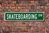 Tin Signs Home Decoration Skateboarding Sign Fan Skateboarding Gift Skateboard Rider Street Sign Art Wall Decor Metal Sign 4 x 16...