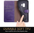 SUANPOT for Samsung Galaxy S9 5.8"(Non S9+) with RFID Blocking Leather Wallet case Credit Card Holder,Flip Folio Book Phone case Shockproof Cover ...