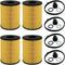 Engine Oil Filter with Seals Pack Replace 26350-2S000 21513-23001 Fits for Hyundai Sonata Kia Sorento 2.5L Engine 2021-2022, 4pcs...