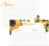 Sunflower Yellow Floral Recipe Cards from Dashleigh, 48 Cards, 4x6 inches, The Gift Collection, Water-Resistant and Double-Sided (Yellow Sunflower...