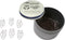 100 Count Owl Shaped Paper Clips Great for Paper Clip Collectors or Office Gift - Comes in Round Tin with Lid and Gift Box (Brown)...