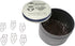100 Count Owl Shaped Paper Clips Great for Paper Clip Collectors or Office Gift - Comes in Round Tin with Lid and Gift Box (Brown)...