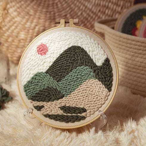 Punch Needle Embroidery Starter Kits-DIY Needle Craft Embroidery Supply for Adults Beginner (View)......