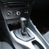 ABS Carbon Fiber Compatible with BMW E90 Carbon Fiber Pattern Gear Shift Knob Cover Trim, Carbon Fiber Style ABS Gear Shift Head Cover Compatible ...