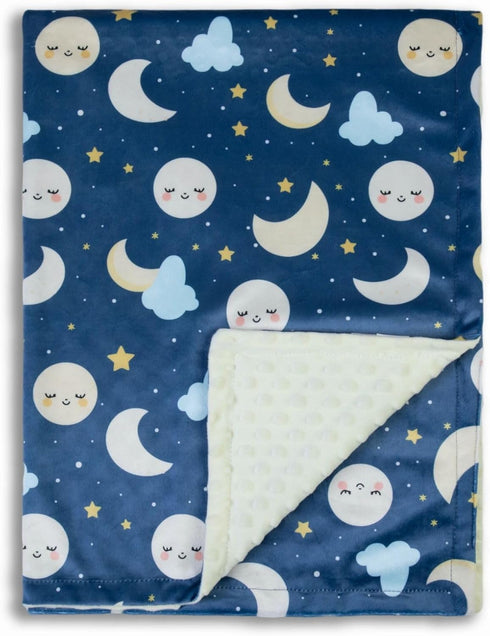 Baby Blankets for Unisex Boys Girls, Super Soft Nursery Minky Blankets, 30 x 40 inch Outer Space Printed Bed Throws Newborn (Night Sky)...