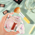 3 PCS Makeup Bag Printed Pocket Cosmetic Bag Waterproof Mini Travel Bag Self Closing Travel Kit Organizer Bag Portable Mini Travel Purse Pouches N...
