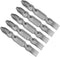 Phillips-Slotted Double Ended Screwdriver Bit, 50mm Long PH2/SL6 1/4 Inch Hex Shank, S2 Magnetic - (Applications: for Power Tool), 5-Pieces...
