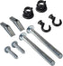 Swivel Hook Hangers, Multi-functional for Hanging, Screws and Anchors Included, 2 Sets Per Pack,Black...