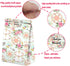 24 Pcs Tea Party Goodie Bags with Stickers - Tea Themed Birthday Party Favor Bags, Perfect for Kids' Tea Party Supplies and Treat Bags...