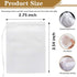 300 Pcs Tea Filter Bags, Disposable Tea Filter Bags for Loose Leaf Tea from Safe Natural Materials, Bring Tea Spoon,Empty Tea Bags Suitable for Lo...