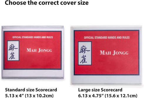 Yellow Mountain Imports National Mah Jongg League Scorecard Cover - Standard (Fits 5.13 x 4-inch Mahjong Score Card) - 2023 Edition...