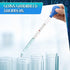 Weewooday Glass Droppers Pipettes Graduated Lab Dropper Glass Liquid Pipette with Big Rubber Hats 20 cm Glass Stir Rod Washing Brush Transfer for ...