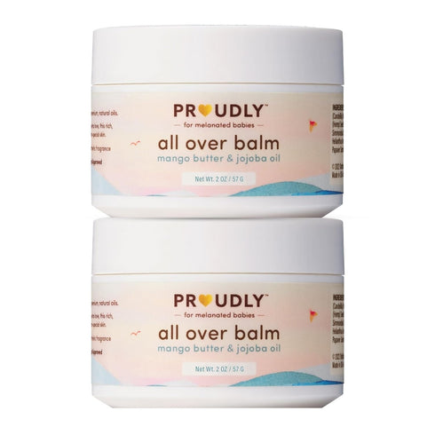 PROUDLY All Over Balm by Gabrielle Union & Dwyane Wade, Helps Relieve Cradle Cap & Eczema, for Black & Brown Babies, Dry, Sensitive Skin, Frangran...
