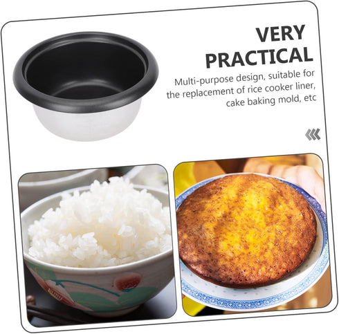 Rice Cooker 10 Cup Rice Cooker Liner Pressure Cooker Stainless Steel Rice Cooker and Steamer Rice Cooker Parts Rice Cooker Cooker Cooking Pot...