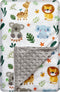 Baby Blanket for Boys Girls Double Layer Soft Plush Minky Blanket with Dotted Backing, Toddler Baby Newborn Blanket Shower Gifts (Cute Animal, 30 ...
