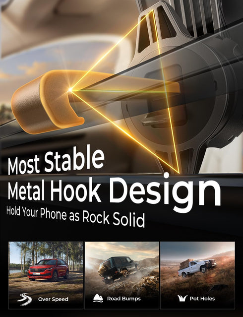 LISEN Vent Phone Mount for Car Phone Holder, Cell Phone Holder Car Accessories for Man Women Universal Phone Holders for Your Car Hands Free Phone...