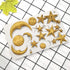 Moon Stars Sun Face Silicone Fondant Mold Chocolate Candy Gumpaste Sugarcraft Tool Cake Decorating Tools Epoxy Resin DIY Polymer Clay Silicone Mol...