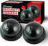 Dummy Fake Security Surveillance CCTV Dome Camera with One Red LED Light Outdoor Indoor Wireless Home Cam System Battery Powered Realistic Look fo...