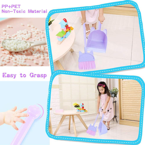 Kids Mini Broom Toy Cleaning Set Combo for Boy Girl Toddler Play Toys…...