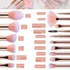 16PCs Marble Makeup Brushes Set Premium Synthetic Face Eye Lip Make Up Brush Kits for Foundation, Powder,Eyeshadow,Eyebrow,Eyelash,Eyeliner,Blendi...