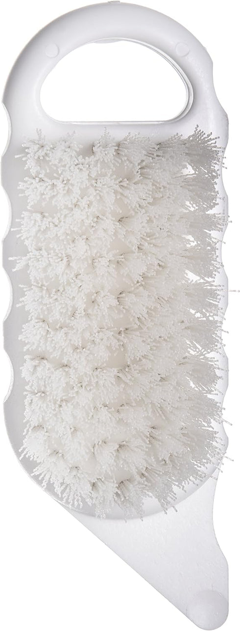 SPARTA 4041202 Plastic Potato Brush, Medium Stiffness With Polyester Bristles, 5.75 Inches, White...