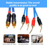 KK Cable V1-W2 18 GAUGE OFC Speaker Wire Pair with RCA Male (White & Red) to 2 Pair Pin (4Pin) Plugs, V1-W2 (3M(9.8ft))...