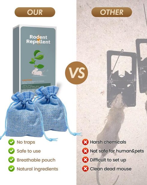 SEEKBIT Rodent Repellent Large, Cinnamon Peppermint Oil Repels Mice and Rats and Other Rodents, Mouse Repellent for Indoor Outdoor RV Closets Car ...