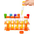 ZENFUN 12 Pieces Jumbo Test Tubes with Stand, Plastic Test Tubes for Primary Science, 5 Pieces Jumbo Test Tubes, 6 Pieces Liquid Droppers Silicone...