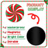 JULMELON 22 Pcs Christmas Candy Magnets Refrigerator Car Magnets Magnetic Sticker for Xmas Holiday DIY Decorations Party Favors Supplies......