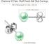 Charisma 6mm Composite Pearl Earrings Round Ball Pearls Stud Earrings Hypoallergenic 12 Pairs Mixed Color Imitation Pearl Earrings Set for Women...
