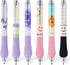 6Pcs Cute Pens Kawaii Gel Pens Retractable Korean Pens Fine Point Smooth Writing Pens 0.5 Black Soft Grip Quick Dry Ink Aesthetic Office School Su...