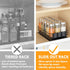 SpaceAid Pull Out Spice Rack Organizer for Cabinet, Heavy Duty Slide Out Seasoning Kitchen Organizer, Cabinet Organizer, with Labels and Chalk Mar...