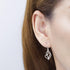 Boma Jewelry Sterling Silver Polished Twisting Heart Dangle Earrings...