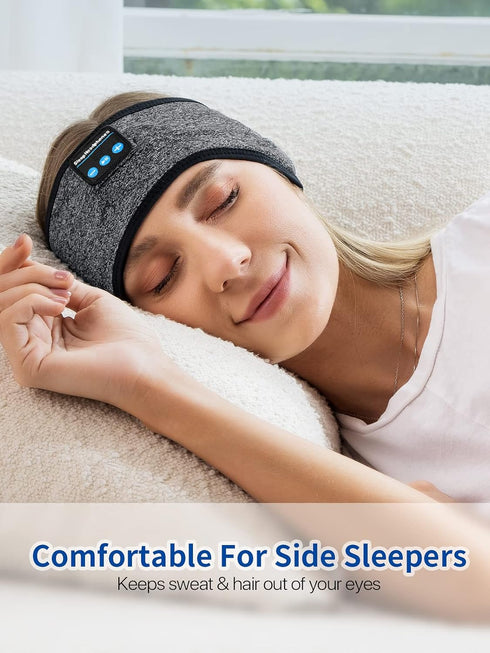 Wireless Headband Headphone, Adjustable Soft Sleeping Headphones, Birthday Gifts Christmas Stocking Stuffers for Men Women Father Husband Wife...