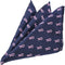 Jacob Alexander Men's Pink Ribbon Breast Cancer Awareness Pattern Pocket Square Handkerchief Hanky...