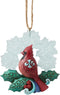 Enesco Jim Shore Heartwood Creek Winter Wonderland Cardinal with Snowflake Hanging Ornament, 3.66 Inch, Multicolor...