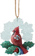 Enesco Jim Shore Heartwood Creek Winter Wonderland Cardinal with Snowflake Hanging Ornament, 3.66 Inch, Multicolor...