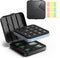 SD Card Holder Waterproof, Yottamaster 28 Slots Memory Card Case Holder with Labels for 6 SD Cards and 22 TF Cards Protective Case Anti-shock Memo...